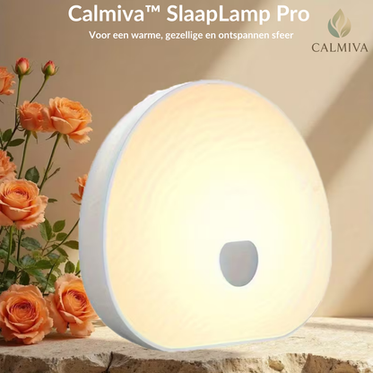 Calmiva™ SlaapLamp Pro |  Zacht licht. Rustgevend geluid. Eindelijk slapen.